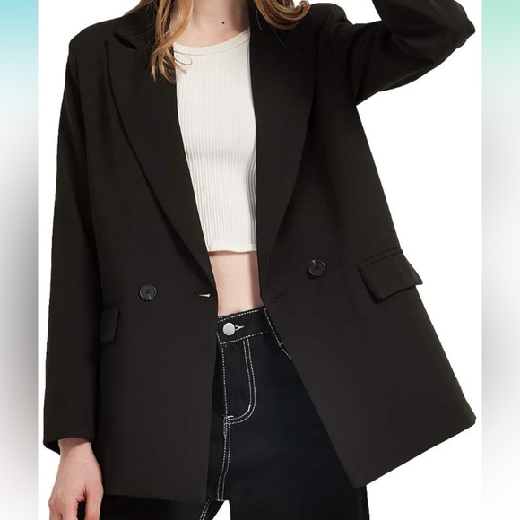Amazon Jackets & Blazers - BLACK OVERSIZED BLAZER *Sz S*